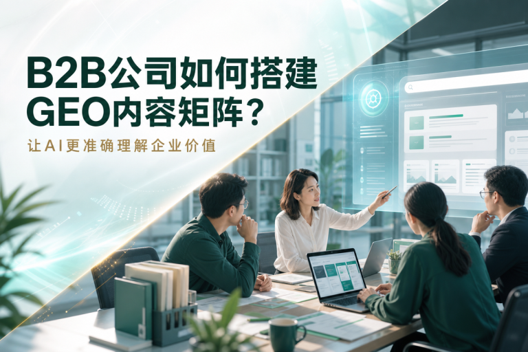 B2B公司如何搭建GEO内容矩阵？