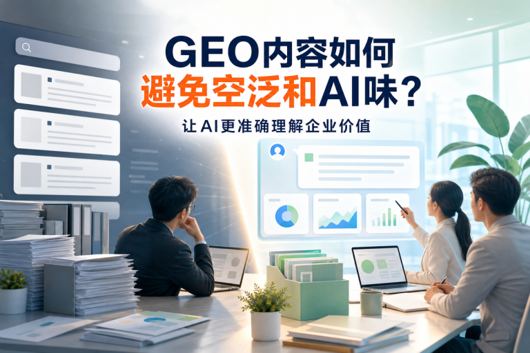 GEO内容如何避免空泛和AI味？
