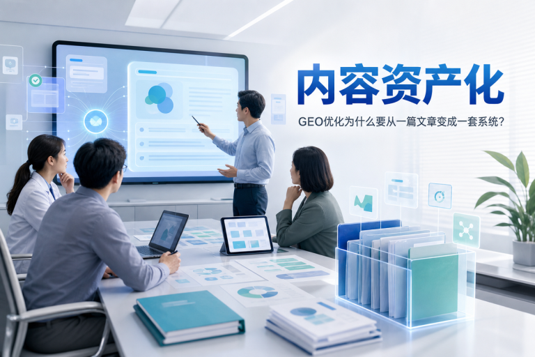 内容资产化:GEO优化为什么要从一篇文章变成一套系统?