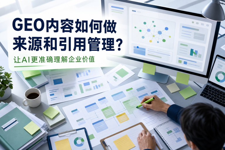 GEO内容如何做来源和引用管理?