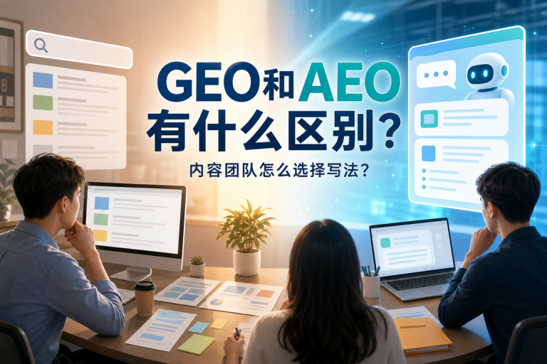 GEO和AEO有什么区别?内容团队怎么选择写法?