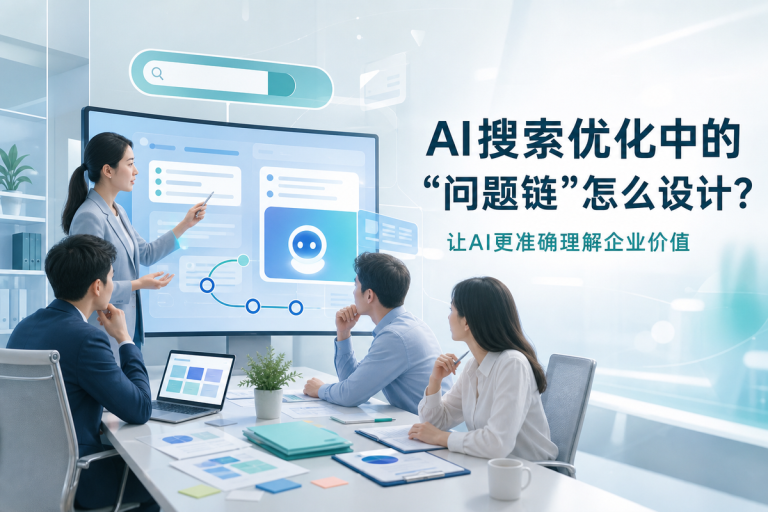 AI搜索优化中的“问题链”怎么设计?