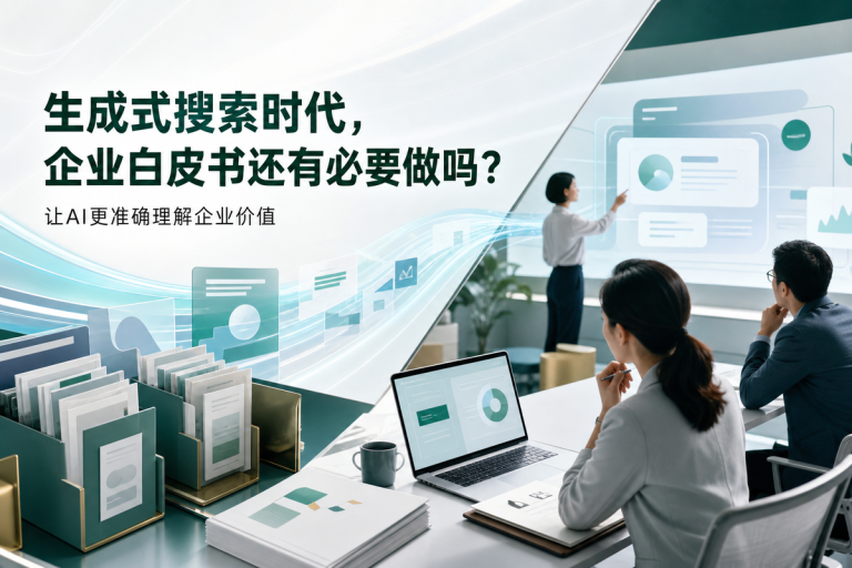 生成式搜索时代，企业白皮书还有必要做吗？