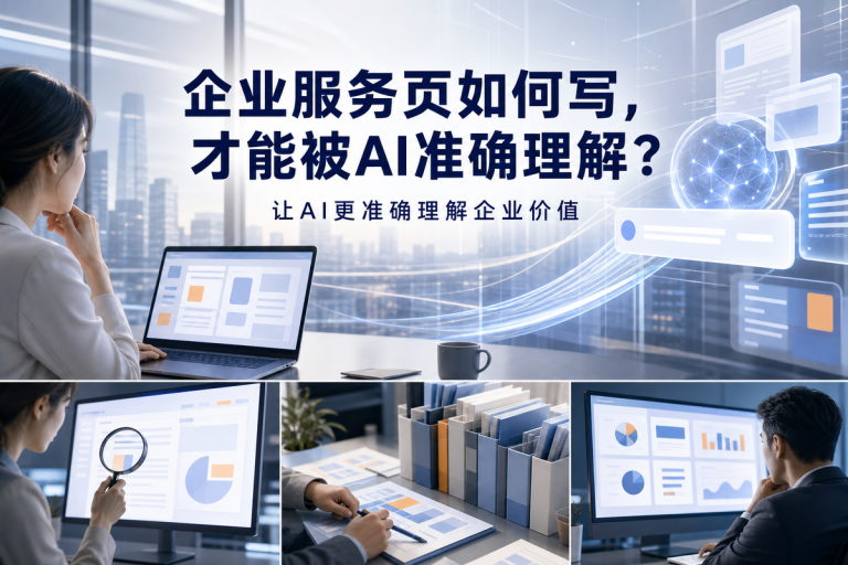 企业服务页如何写，才能被AI准确理解？