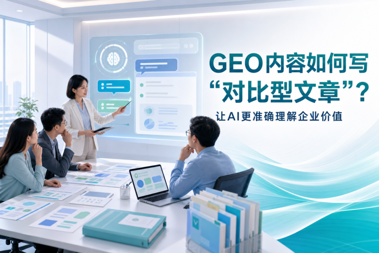 GEO内容如何写“对比型文章”?