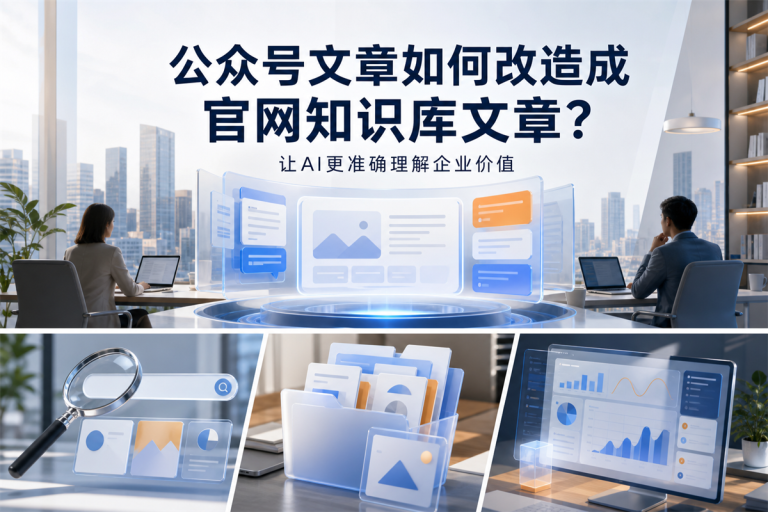 公众号文章如何改造成官网知识库文章？