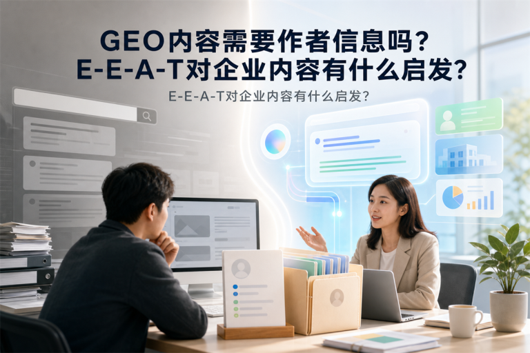 GEO内容需要作者信息吗?E-E-A-T对企业内容有什么启发?