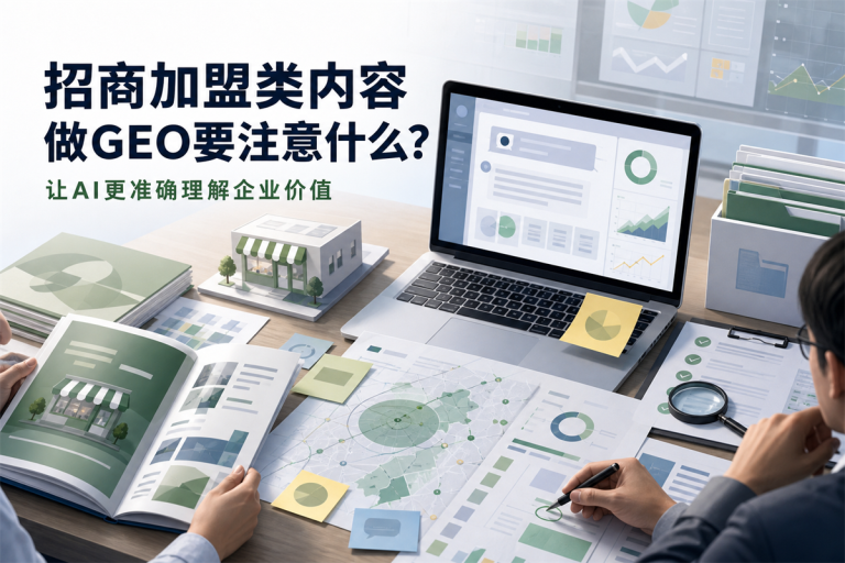 招商加盟类内容做GEO要注意什么?