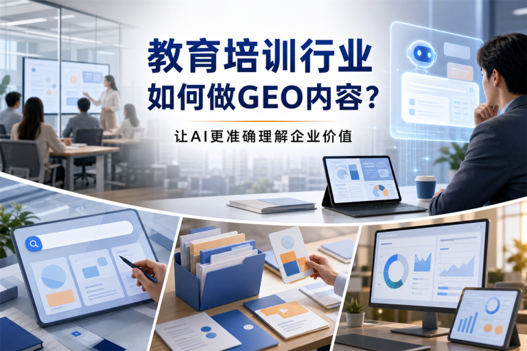 教育培训行业如何做GEO内容？