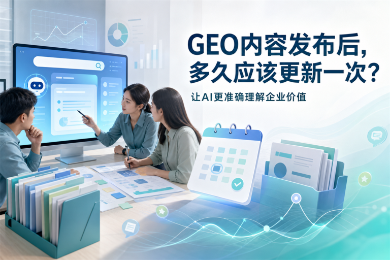 GEO内容发布后,多久应该更新一次?