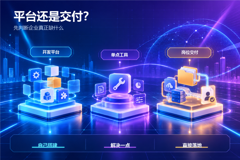 北京AI智能体定制服务商怎么选？先判断企业需要平台还是交付