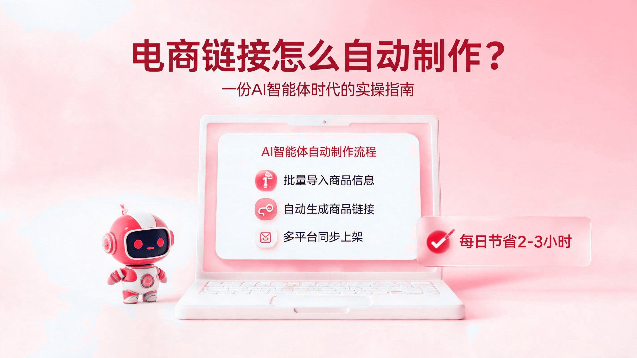 电商链接如何自动制作?智能体应用指南 配图1